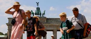 Touristen in Berlin.