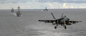  Das Flugzeug vom Typ F/A-18 Hornet sei „in einem offensichtlichen Fall von „friendly fire“ abgeschossen“ worden.
