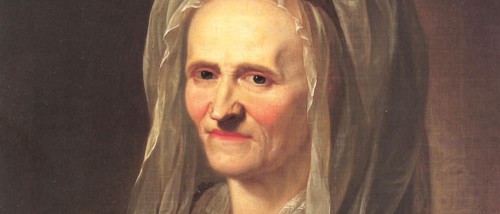 Portrait von Anna Louisa Karsch aus dem Jahr 1791, gemalt von
Karl Christian Kehrer.