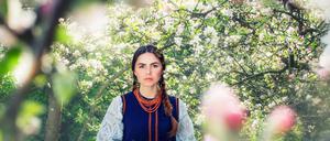 Tamara Yanina, die Witwe eines Asow-Kämpfers engagiert sich für andere Frauen von Soldaten.