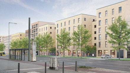Bald wird gebaut: 86 Wohnungen sollen an der Bernauer Straße entstehen.