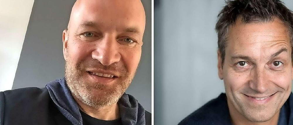 Der Autor Johannes Kram (links) wirft Dieter Nuhr Homophobie vor.