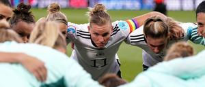 Verschworene Truppe. Die deutsche Elf hat das Finale erreicht.
