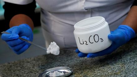 Lithium ist wichtig für die Solarindustrie. 
