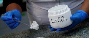 Lithium ist wichtig für die Solarindustrie. 