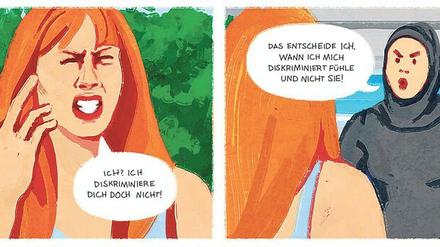 Stress am Pool: Eine Szene aus „Freibad“.