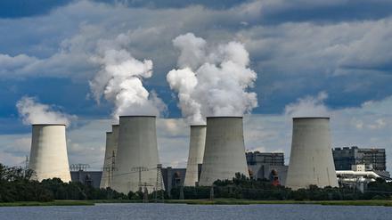 Das Braunkohlekraftwerk Jänschwalde in Brandenburg. 