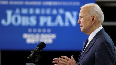 US-Präsident Joe Biden verweist auf den guten Arbeitsmarkt. Angesichts dessen könne man nicht von einer echten Rezession sprechen. 