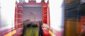 Löschfahrzeug der Berliner Feuerwehr. (Symbolbild)