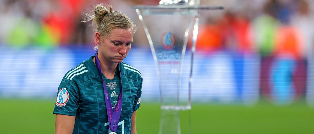 Alexandra Popp hatte beim Turnier immer wieder überragt, aber am Ende fiel sie aufgrund einer Verletzung aus.