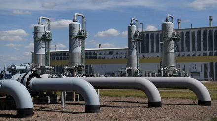 In Bad Lauchstaedt ist eine Gasspeicheranlage zu sehen.