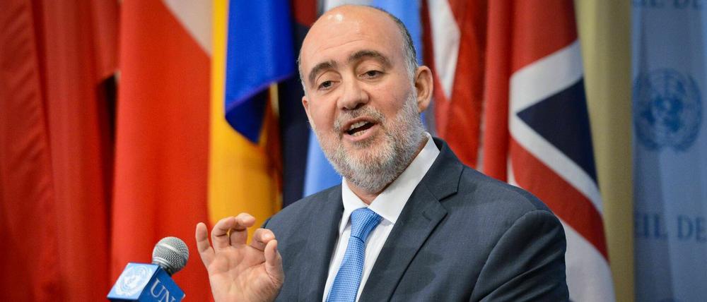 Sein Vater war 1927 in Berlin geboren worden, nun kommt der Sohn: Israels neuer Botschafter Ron Prosor - hier als UN-Botschafter 2104.