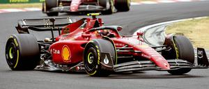 Charles Leclerc war am Ende in Budapest ganz vorne.