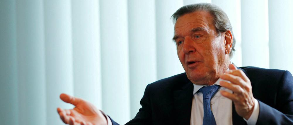 Der ehemalige Bundeskanzler Schröder (Archivbild). 