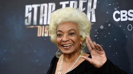 Die „Star Trek“-Darstellerin Nichelle Nichols bei der Premiere der Fernsehserie "Star Trek: Discovery".