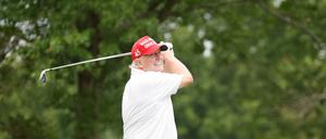 Donald Trump spielt auf seinem Golfplatz in Bedminster – dort ist auch das Grab seiner verstorbenen Ex-Frau Ivana.