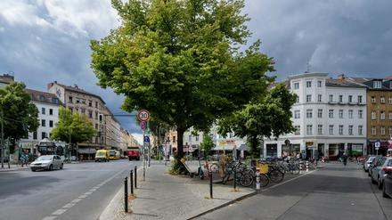 Blick auf den Heinrichplatz im Berliner Bezirk Kreuzberg. Der Platz soll bald in Rio-Reiser-Platz umbenannt werden.