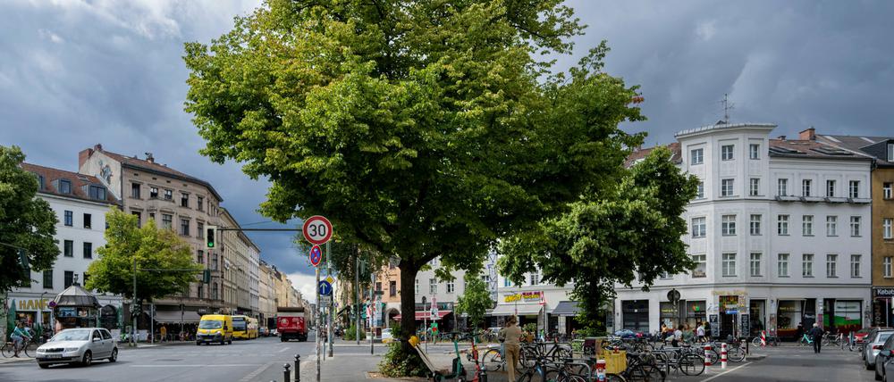 Blick auf den Heinrichplatz im Berliner Bezirk Kreuzberg. Der Platz soll bald in Rio-Reiser-Platz umbenannt werden.