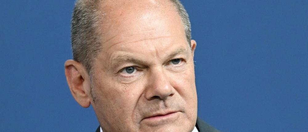 Bundeskanzler Olaf Scholz (SPD)
