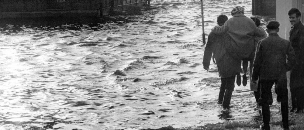 Sturmflut in Hamburg
