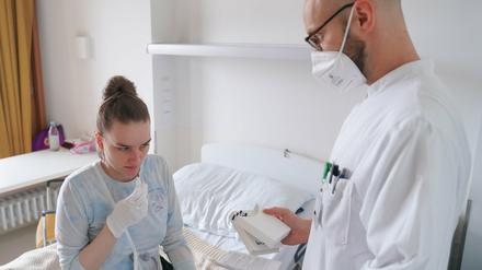 Eine „Long Covid“-Patientin.