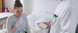 Eine „Long Covid“-Patientin.