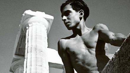 „Unter dem Poseidontempel“ am Kap Sounion. Das Foto entstand 1937.