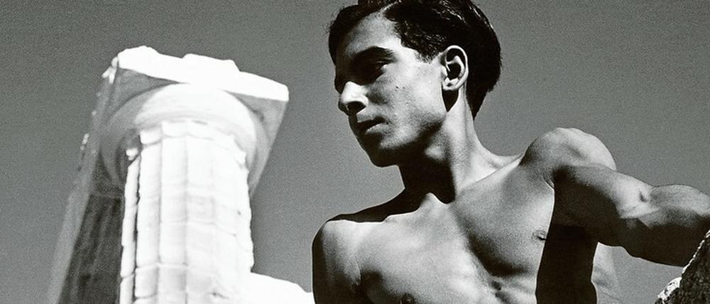 „Unter dem Poseidontempel“ am Kap Sounion. Das Foto entstand 1937.
