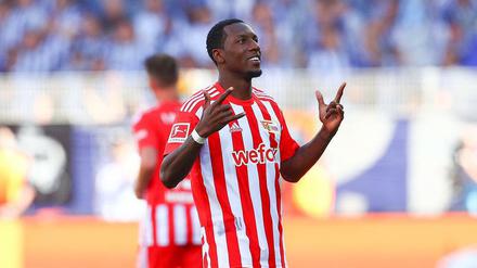 Klarer Fingerzeig. Sheraldo Becker ist beim 1. FC Union inzwischen absoluter Leistungsträger.