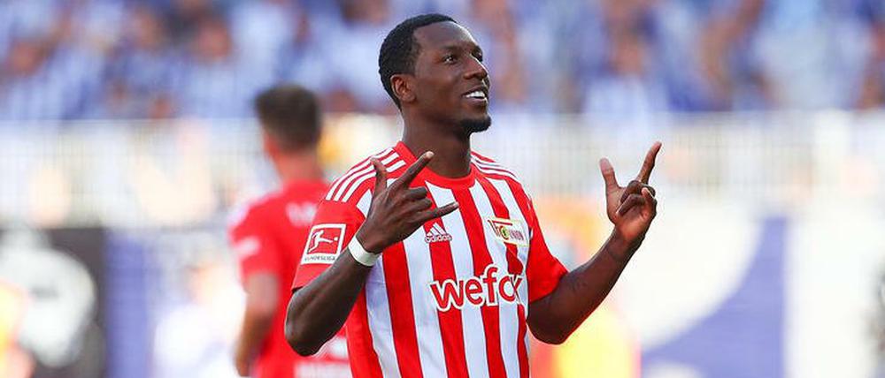 Klarer Fingerzeig. Sheraldo Becker ist beim 1. FC Union inzwischen absoluter Leistungsträger.