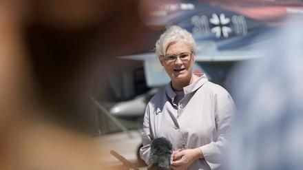 Bundesverteidigungsministerin Christine Lambrecht war der Truppenbesuch in Stadum ein wichtiges Anliegen, sagt sie. 