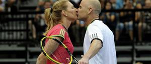 Siegertypen. Steffi Graf und Andre Agassi.