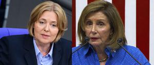 Nancy Pelosi (r.) war der höchste US-Besuch in Taiwan seit 25 Jahren. Bärbel Bas sollte ihrem Beispiel folgen.