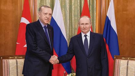 Recep Tayyip Erdogan und Wladimir Putin besiegeln eine engere Zusammenarbeit.