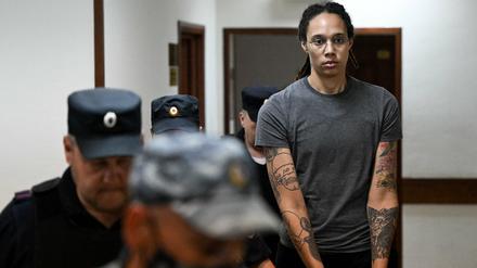 Die inhaftierte WNBA-Spielerin Brittney Griner könnte über einen Austausch freikommen.