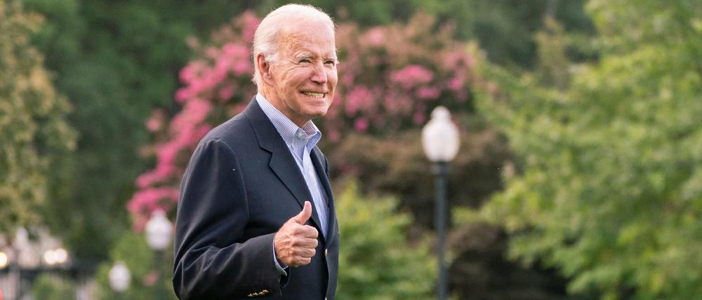 Daumen hoch: Angesichts des Erfolgs im Senat kann Präsident Joe Biden der Kongresswahl ruhiger entgegensehen.