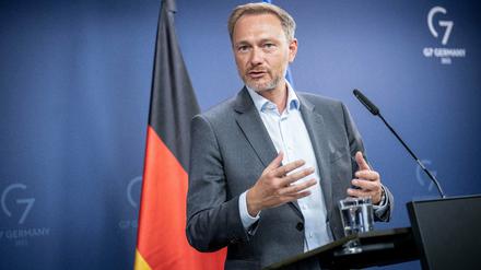 Der deutsche Finanzminister: Christian Lindner (FDP).