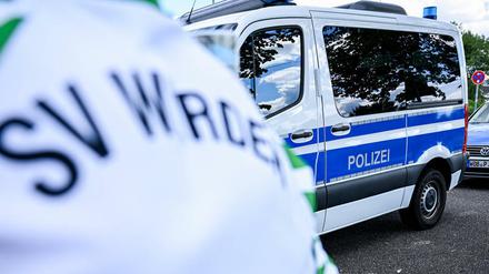Bremer Fans in Wolfsburg hatten Ärger mit der Polizei.