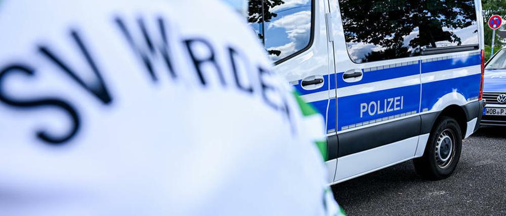 Bremer Fans in Wolfsburg hatten Ärger mit der Polizei.