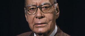 Der Berliner Theaterkritiker Friedrich Luft im Jahr 1990.