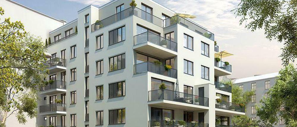 So wird das Projekt auf der Webseite der Planer angekündigt und so soll der Neubau im Hinterhof aussehen. Doch das Projekt ist umstritten.