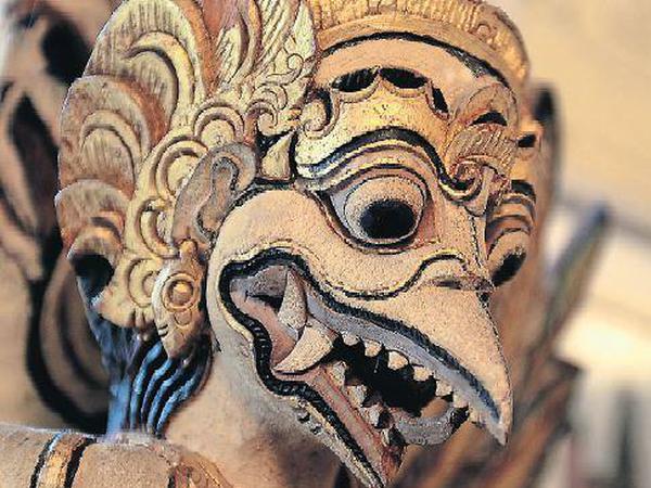Garuda-Vogelfigur aus Bali.