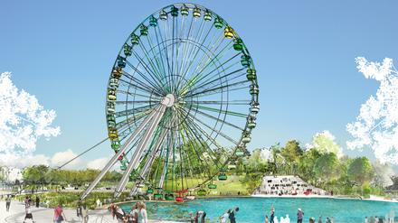 Visualisierung Spreepark Berlin.