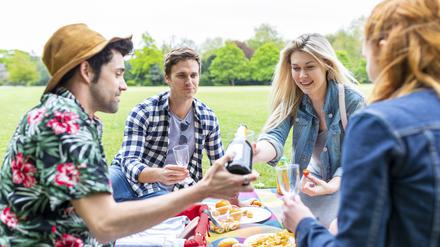 Idyllisches Picknick. Aber wer darf dabei sein?