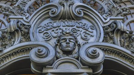 Das Kriminalgericht an der Turmstraße in Moabit. 