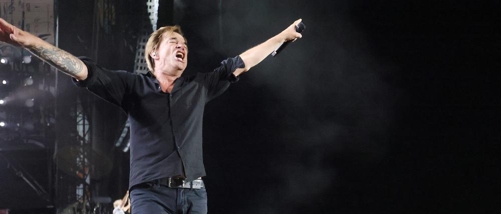 Campino beim Konzert auf dem Tepelhofer Feld in Berlin.