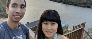 Bryce Leung (links) und Kristy Shen.