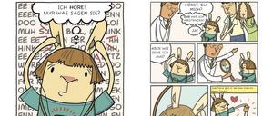 Seite aus dem Comic „El Taubinio“ von Cece Bell, auf Deutsch erschienen im Loewe Verlag