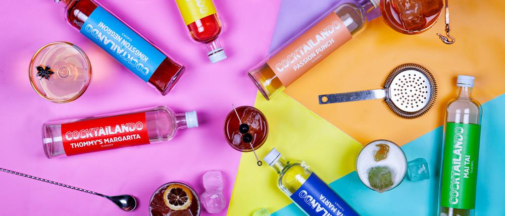 „Bottled Cocktails“ von Cocktailando.