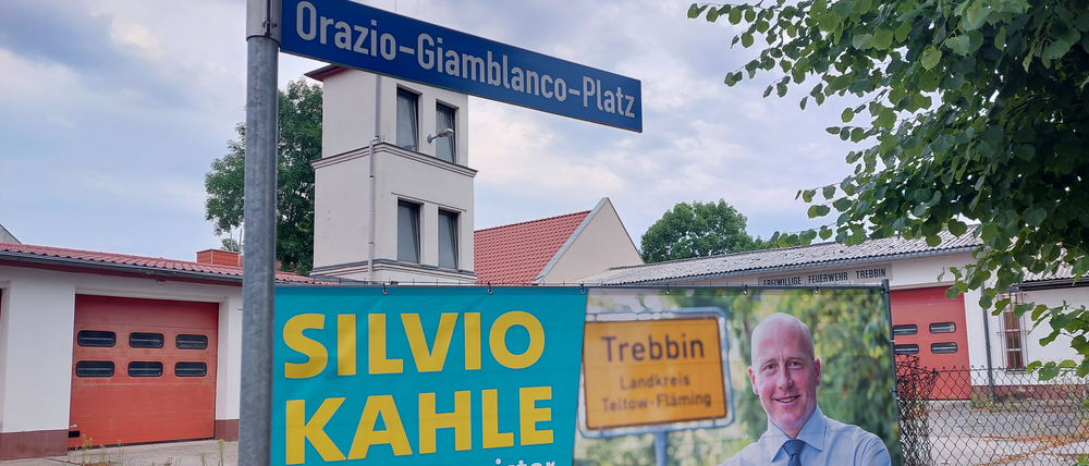 1996 wurde Orazio Giamblanco von Jan W. fast totgeschlagen, Silvio Kahle gehörte zu den Kumpanen des Täters. Nun macht er Wahlwerbung am damaligen Ort des Geschehens.